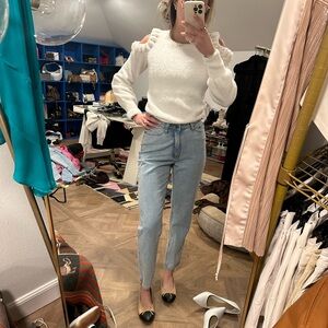 Meshki Blue Straight Leg Jeans
